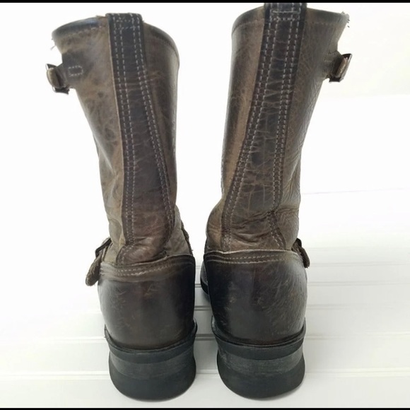 Frye engineer mid calf boots - Picture 3 of 8